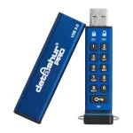 iStorage Datashur Pro 16GB USB 3.0 Stick Μπλε IS-FL-DA3-256-16 - Image 2