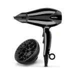 Babyliss Compact Pro Επαγγελματικό Πιστολάκι Μαλλιών με Φυσούνα 2400W Black 6715DE