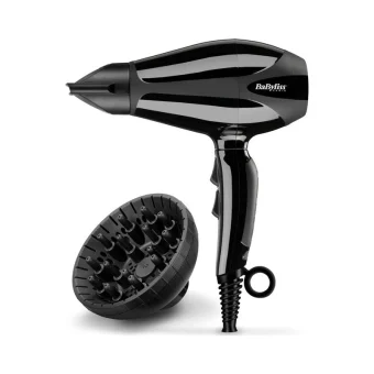 Babyliss Compact Pro Επαγγελματικό Πιστολάκι Μαλλιών με Φυσούνα 2400W Black 6715DE