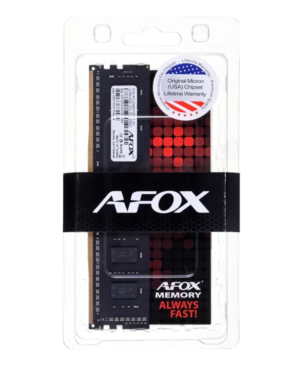 Afox DDR4 με Module 1x8GB και Ταχύτητα 3200 για Desktop AFLD48PH1P
