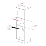 Teka ML 82-G1 BIS L INFINITY G1 Εντοιχιζόμενος Φούρνος Μικροκυμάτων με Grill 21lt Μαύρος 2999 - Image 9