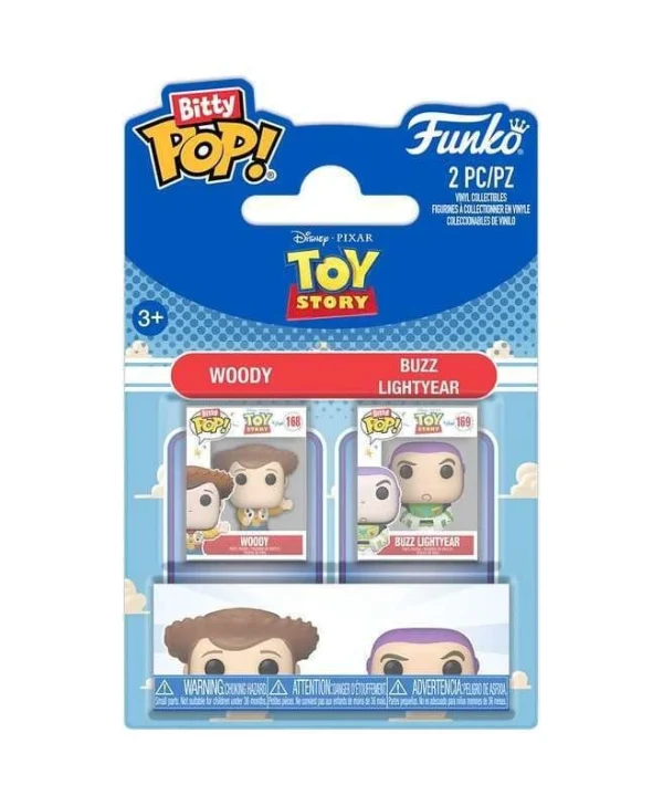Funko Bitty Pop! Disney: Toy Story - 2-Pack Woody & Buzz Lightyear 94219