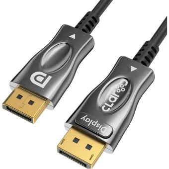 Claroc Cable DisplayPort male - DisplayPort male 15m Μαύρο (CLAROC-DP-14-30M)