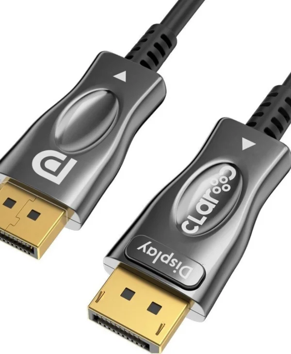 Claroc Cable DisplayPort male - DisplayPort male 15m Μαύρο (CLAROC-DP-14-30M)