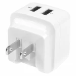 StarTech Φορτιστής Χωρίς Καλώδιο με 2 Θύρες USB-A 17W Λευκός (International Travel) USB2PACWH - Image 4