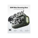 Anker Soundcore Boom 2 Αδιάβροχο Ηχείο Bluetooth 80W με Διάρκεια Μπαταρίας έως 24 ώρες Πράσινο A3138061 - Image 3
