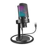 Fifine A8 Δυναμικό Μικρόφωνο USB Επιτραπέζιο A8-Black - Image 2