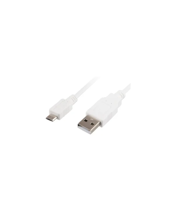 Sharkoon Regular USB 2.0 to micro USB Cable Λευκό 2m 1τμχ 4044951017775