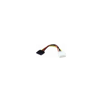 Sharkoon 4-Pin Molex - 15-Pin Sata Cable 0.15m Μαύρο 4044951018888