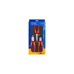 Knipex Σετ Πένσες Ίσιες Ηλεκτρολόγου Μήκους 180mm 3τμχ 00 20 12