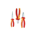 Knipex Σετ Πένσες Ίσιες Ηλεκτρολόγου Μήκους 180mm 3τμχ 00 20 12 - Image 2
