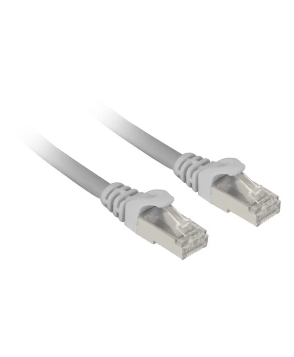 Sharkoon S/FTP Cat.7a (10Gbps) Καλώδιο Δικτύου Ethernet 2m Γκρι 4044951029693