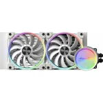 Alpenfoehn Gletscherwasser 240 ARGB Υδρόψυξη AIO CPU με 2 Ανεμιστήρες 120mm Λευκή 84000000193
