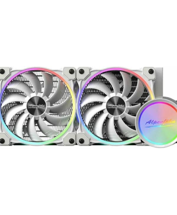 Alpenfoehn Gletscherwasser 240 ARGB Υδρόψυξη AIO CPU με 2 Ανεμιστήρες 120mm Λευκή 84000000193