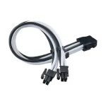 Silverstone 8-Pin EPS - 4 Pin EPS Cable 0.3m Μαύρο SST-PP07E-EPS8BW