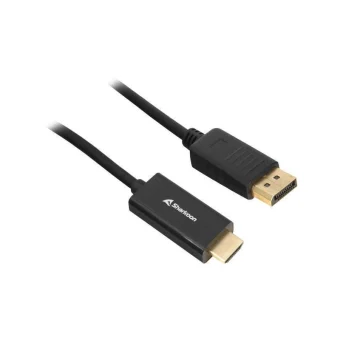 Sharkoon Cable DisplayPort male - HDMI male 1m Μαύρο 4044951037667