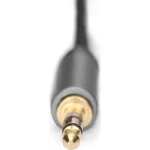 Digitus Καλώδιο Ήχου 3.5mm male - 2x RCA male Μαύρο 1.8m με Επίχρυσους Ακροδέκτες DB-510330-018-S - Image 3