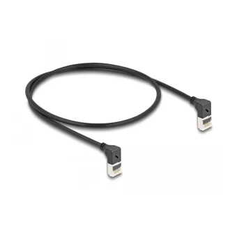 DeLock S/FTP Cat.6a (Gigabit) Καλώδιο Δικτύου Ethernet 0.5m Μαύρο 80280