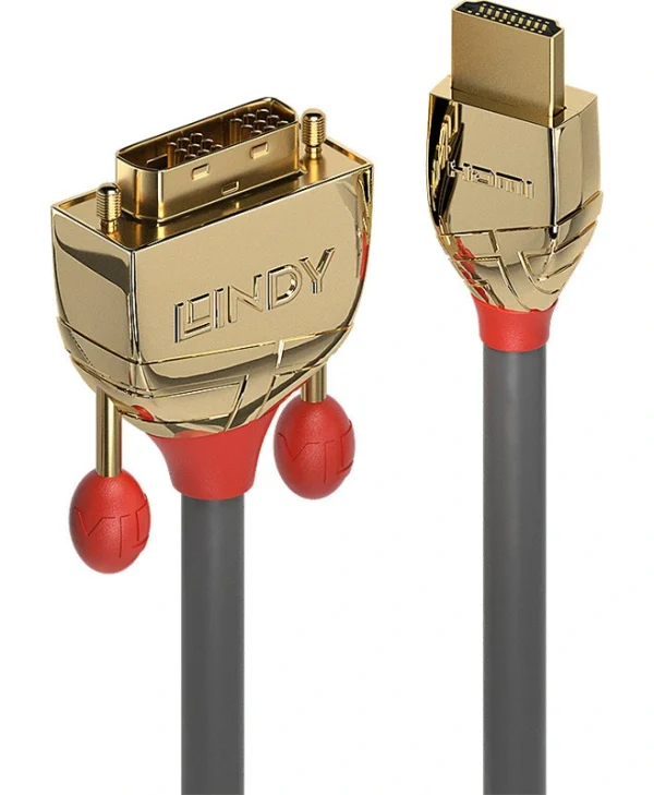Lindy Cable DVI-D male - HDMI male 15m Μαύρο (36199)