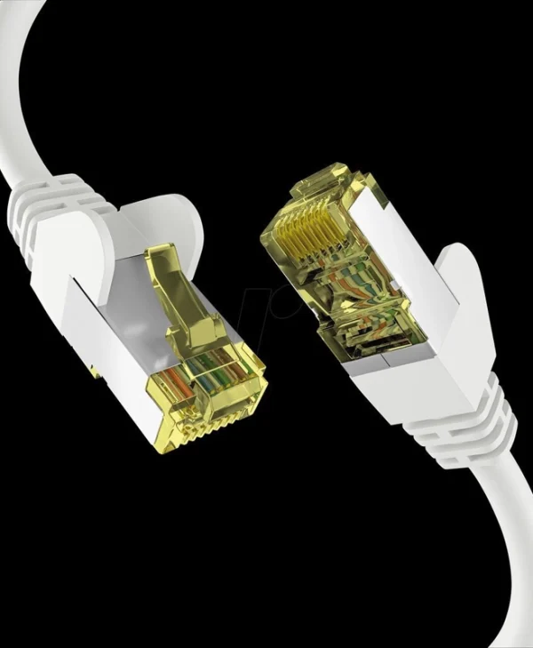 EFB S/FTP Cat.6a (Gigabit) Καλώδιο Δικτύου Ethernet 7.5m Λευκό EC020200024