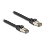 DeLock U/FTP (STP) Cat.6a (Gigabit) Καλώδιο Δικτύου Ethernet 10m Μαύρο 80244
