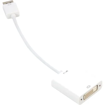 Sharkoon Μετατροπέας DisplayPort male σε DVI-D female Λευκό 1τμχ 4044951020300