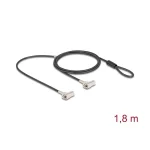 Κλειδαριά Laptop Navilock Dual 2 Kesnington Slots 20934
