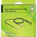 Κλειδαριά Laptop Navilock Dual 2 Kesnington Slots 20935 - Image 5