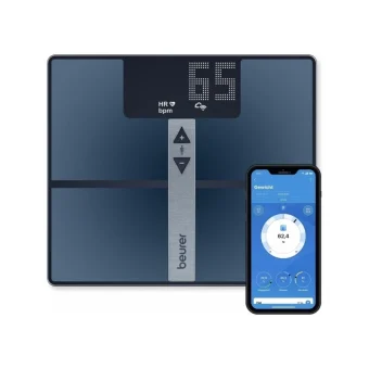 Beurer Smart Ζυγαριά 180kg με Bluetooth Μαύρη 76009
