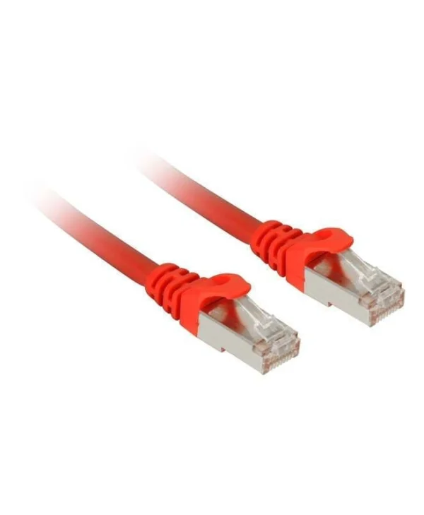 Sharkoon S/FTP Cat.7a (10Gbps) Καλώδιο Δικτύου Ethernet 2m Κόκκινο 4044951029488