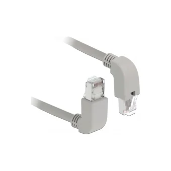 DeLock S/FTP Cat.6a (Gigabit) Καλώδιο Δικτύου Ethernet 1m Γκρι 85871