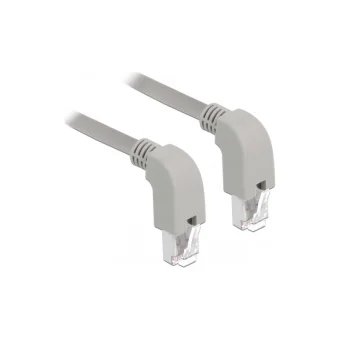 DeLock S/FTP Cat.6a (Gigabit) Καλώδιο Δικτύου Ethernet 0.5m Γκρι 85876
