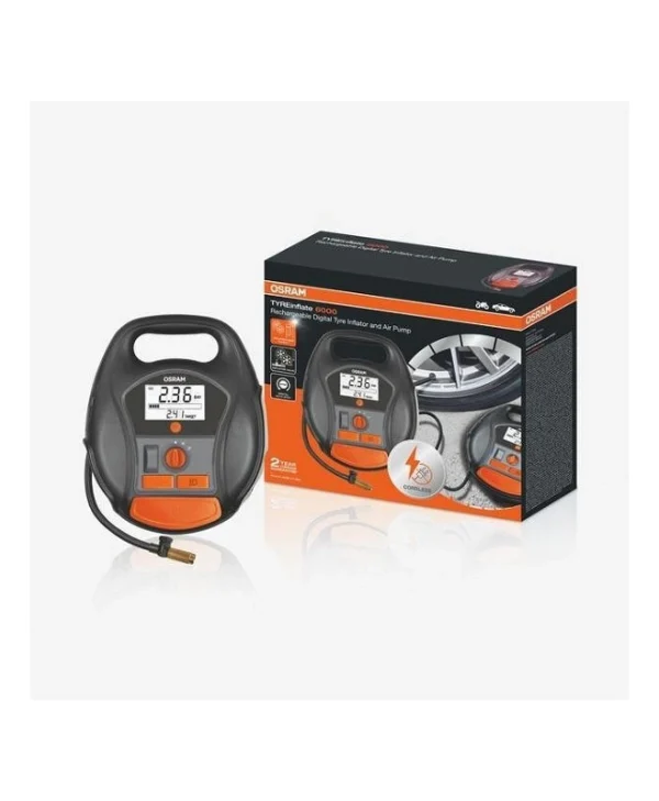 Osram Τρόμπα Αυτοκινήτου TYREinflate 6000 με Καλώδιο Αναπτήρα 12V 9109078