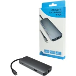 Inter-Tech H-428 USB-C Docking Station με HDMI 4K PD Ethernet Μαύρο 88885665 - Image 2
