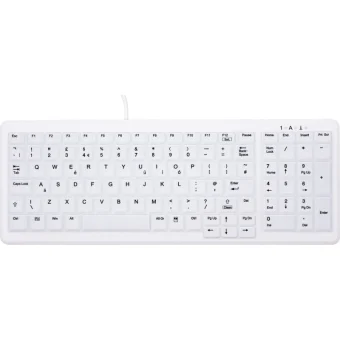 Cherry AK-C7000 Πληκτρολόγιο Αγγλικό UK Λευκό AK-C7000F-UVS-W/GE