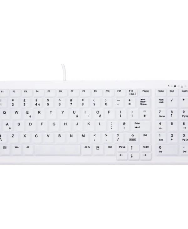 Cherry AK-C7000 Πληκτρολόγιο Αγγλικό UK Λευκό AK-C7000F-UVS-W/GE