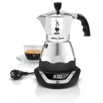 Bialetti Moka Timer Ηλεκτρικό Μπρίκι Espresso 6cups 356W Inox Ασημί 0006093/NP - Image 4