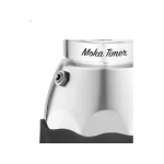 Bialetti Moka Timer Ηλεκτρικό Μπρίκι Espresso 6cups 356W Inox Ασημί 0006093/NP - Image 6