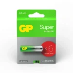Gp Super Lr6 Aa Alkaline Battery 4+2 Pcs In Pack 1.5v Gp-ba-15a21-sbv6 20473