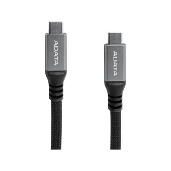 Adata Magnetic USB 2.0 Cable USB-C male - USB-C 100W PD Μαύρο CACCU3-100W-100AN-BK