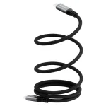 Adata Magnetic USB 2.0 Cable USB-C male - USB-C 100W PD Μαύρο CACCU3-100W-100AN-BK - Image 3