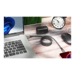 Adata Magnetic USB 2.0 Cable USB-C male - USB-C 100W PD Μαύρο CACCU3-100W-100AN-BK - Image 4