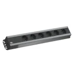 Bachmann Πολύπριζο 6 Θέσεων με USB-A και Καλώδιο 2m Ασημί 300.000 - Image 2