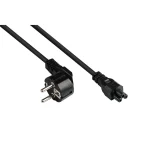 Good Connections Schuko - IEC C5 Cable 1.8m Μαύρο P0105-S018