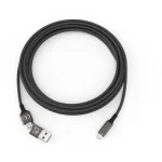 Smrter USB-A to Lightning Cable Μαύρο 1m SMRTER_SPEEDY_L_BK
