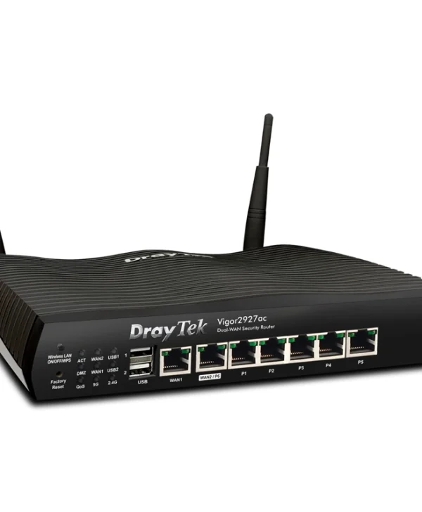 Draytek Vigor 2927ac Ασύρματο Router Wi‑Fi 5 με 5 Θύρες Gigabit V2927AC-DE-AT-CH