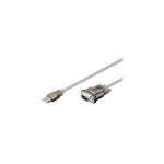 Goobay Καλώδιο RS232 9-pin male σε USB-A 1.5m (95435)