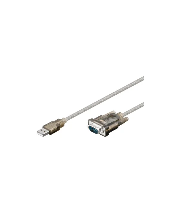 Goobay Καλώδιο RS232 9-pin male σε USB-A 1.5m (95435)