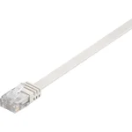 Goobay Flat U/UTP Cat.6 (Gigabit) Καλώδιο Δικτύου Ethernet 7m Λευκό 95155