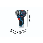 Bosch GSR 12V-32 FC Δραπανοκατσάβιδο Μπαταρίας Brushless 12V 2x2Ah 06019N7104 - Image 5